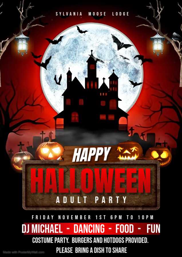 Adult Halloween Party